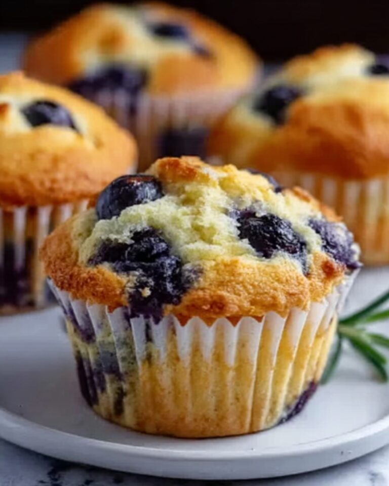 Blueberry Muffins with Lemon Zest Topping Recipe