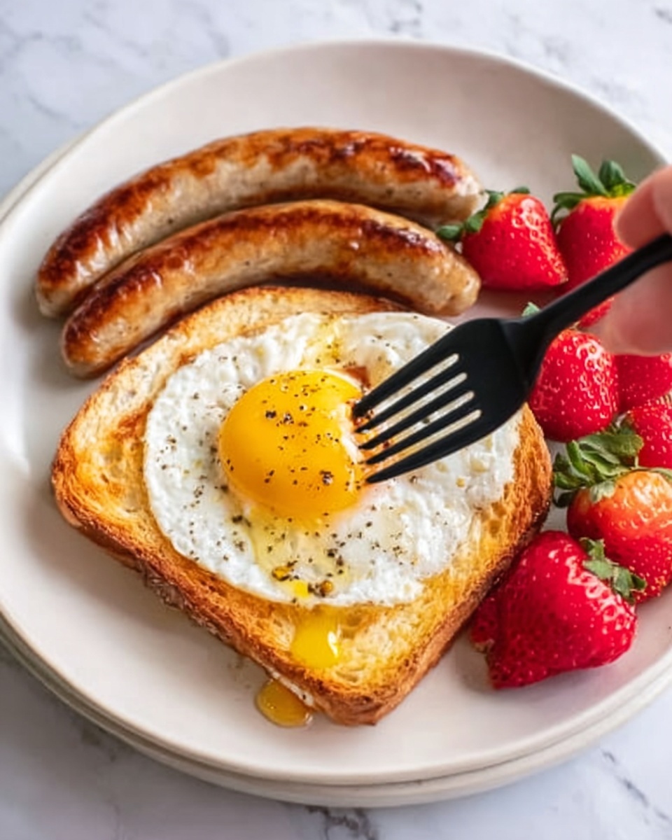 Air Fryer Egg Toast Recipe - Recipe Image