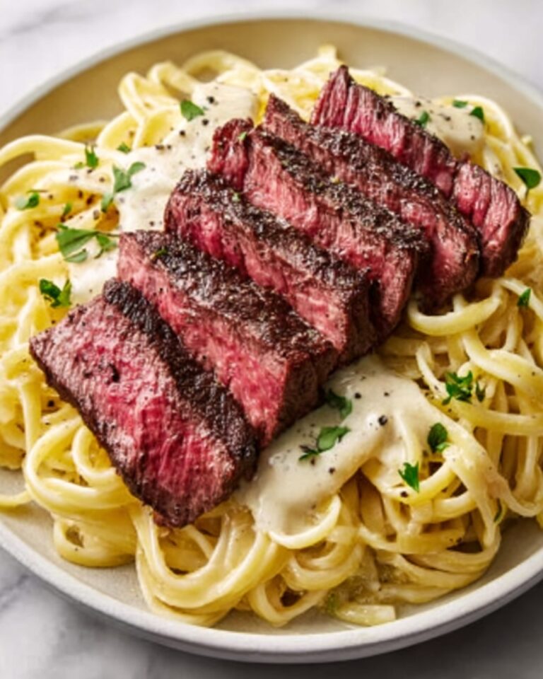 Creamy Cajun Steak Alfredo Recipe