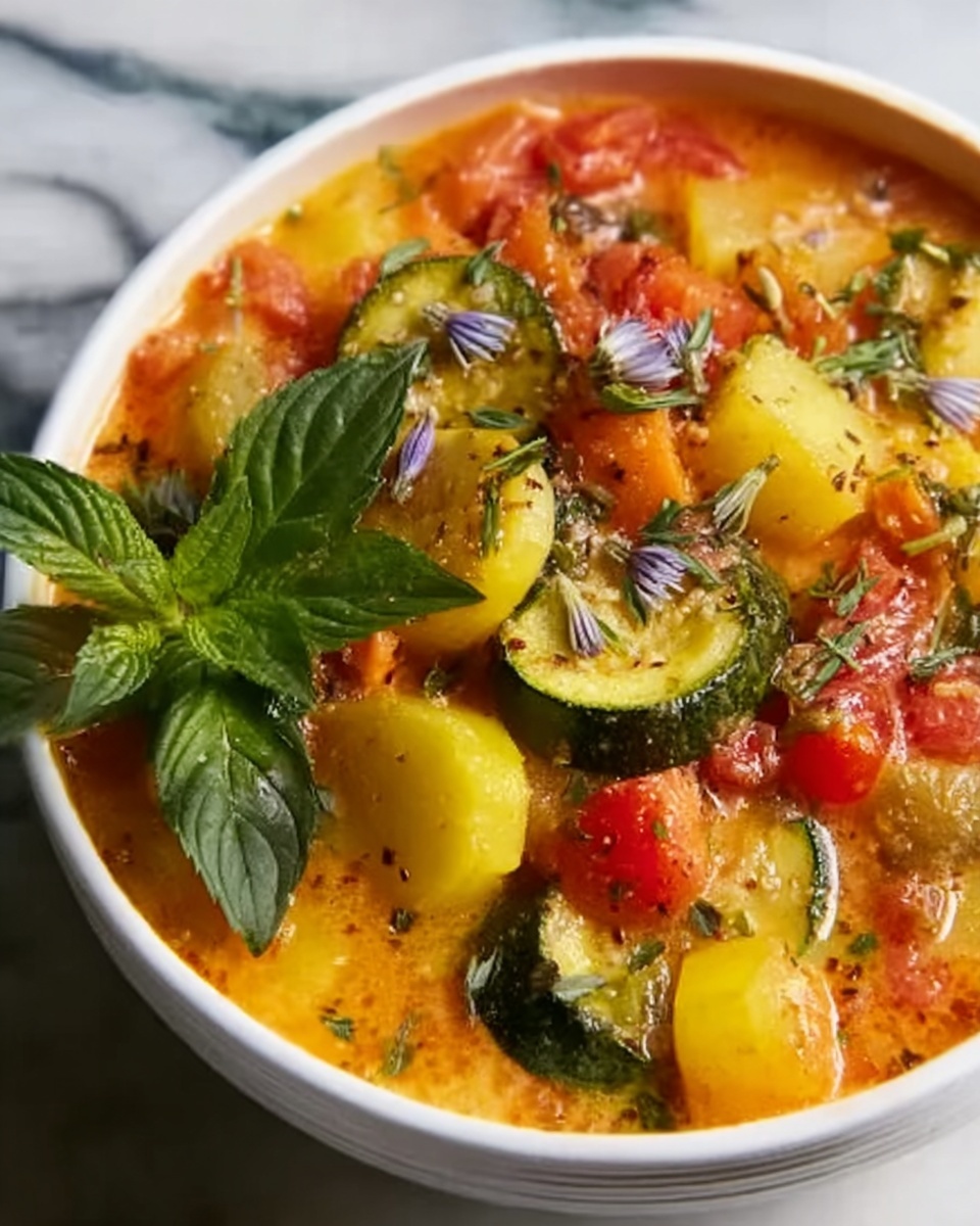 Summer Vegetable Stew Recipe - Recipe Image