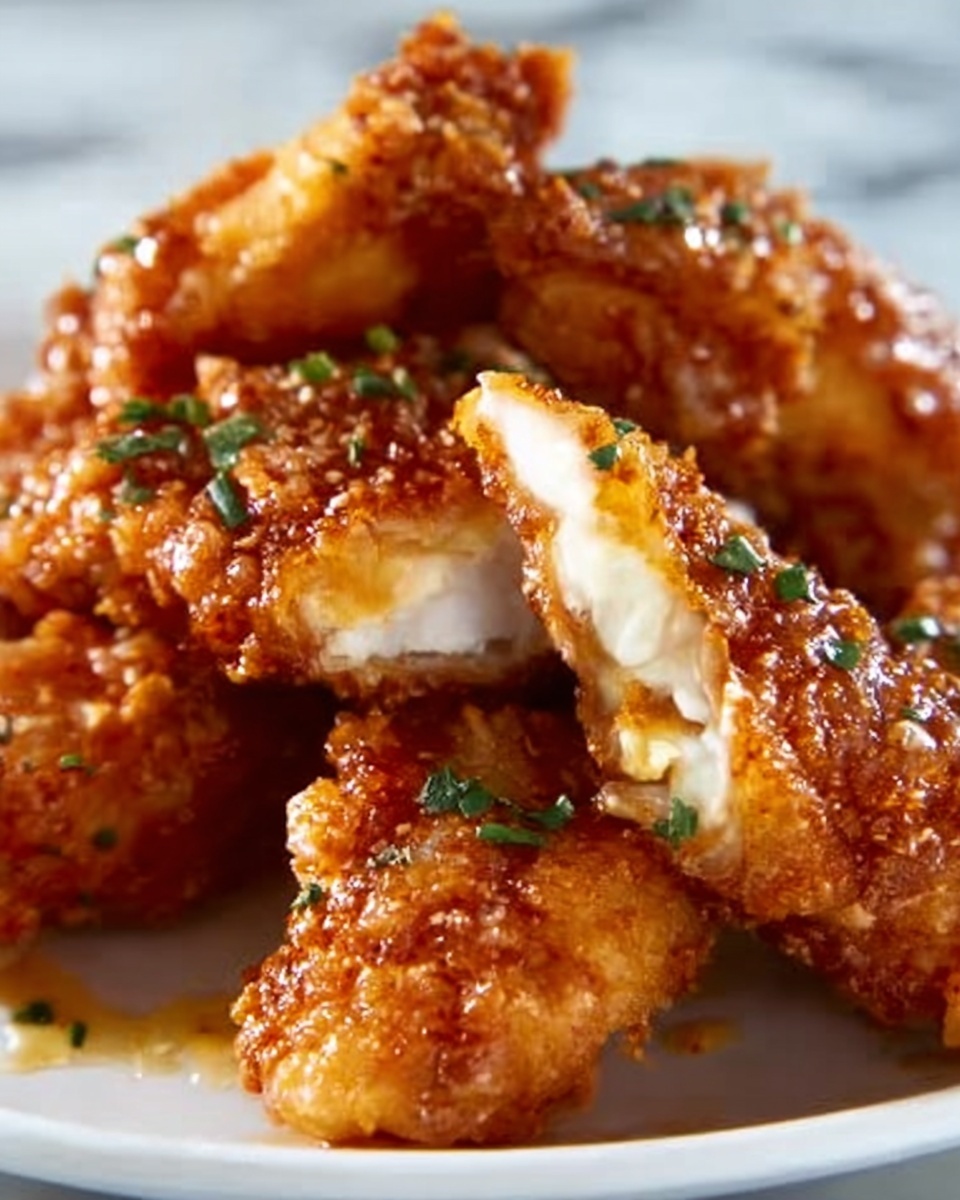 Air Fryer Honey Butter Garlic Chicken Tenders Recipe - Recipe Image
