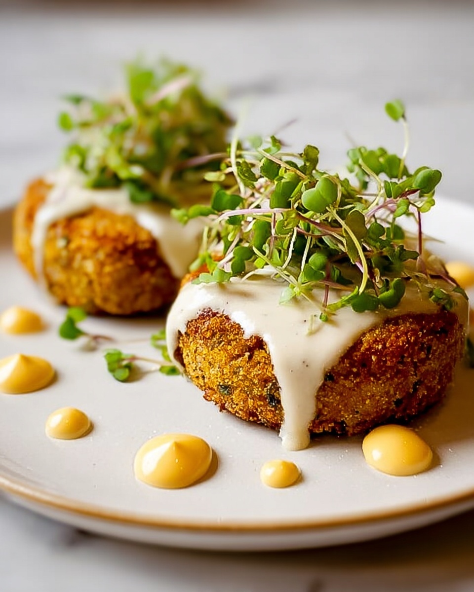 Saffron Risotto Cakes with Lemon Aioli Recipe - Recipe Image