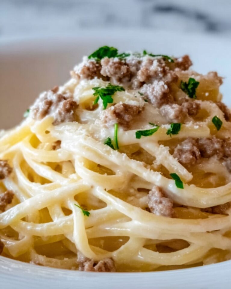 Cheesy Garlic Butter Linguine Pasta Recipe