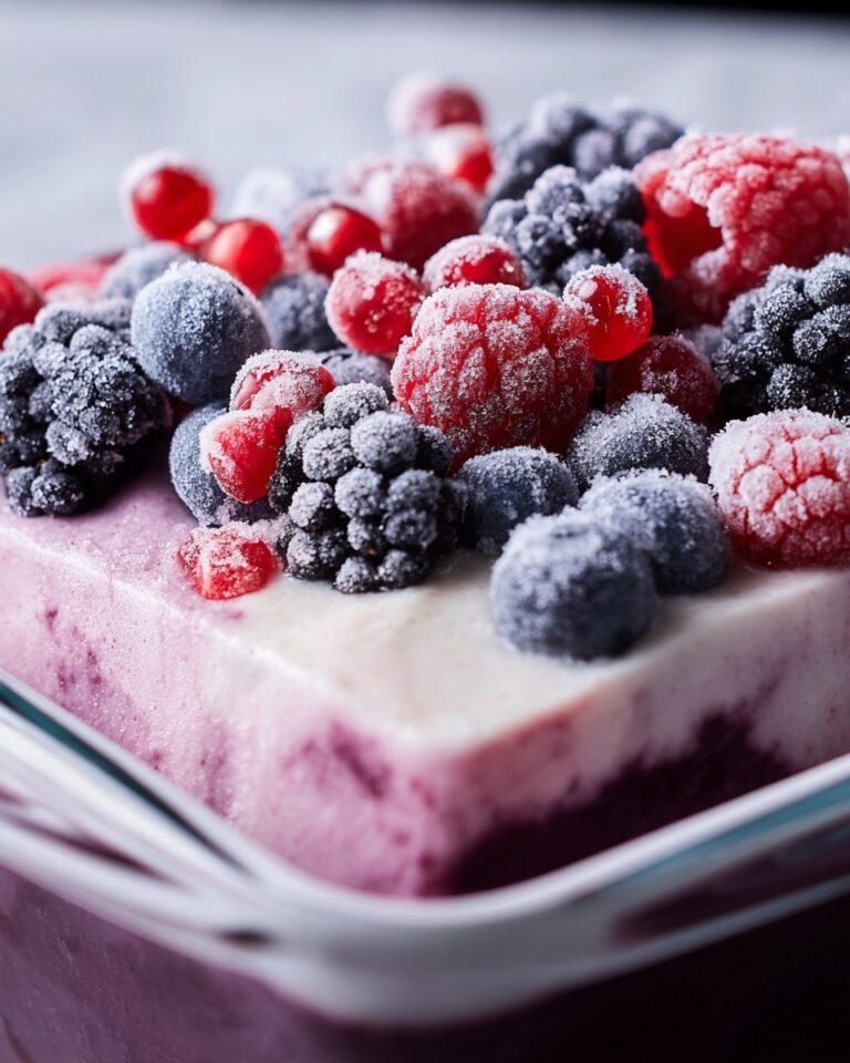 Berry Bliss Frozen Fruit Salad Recipe