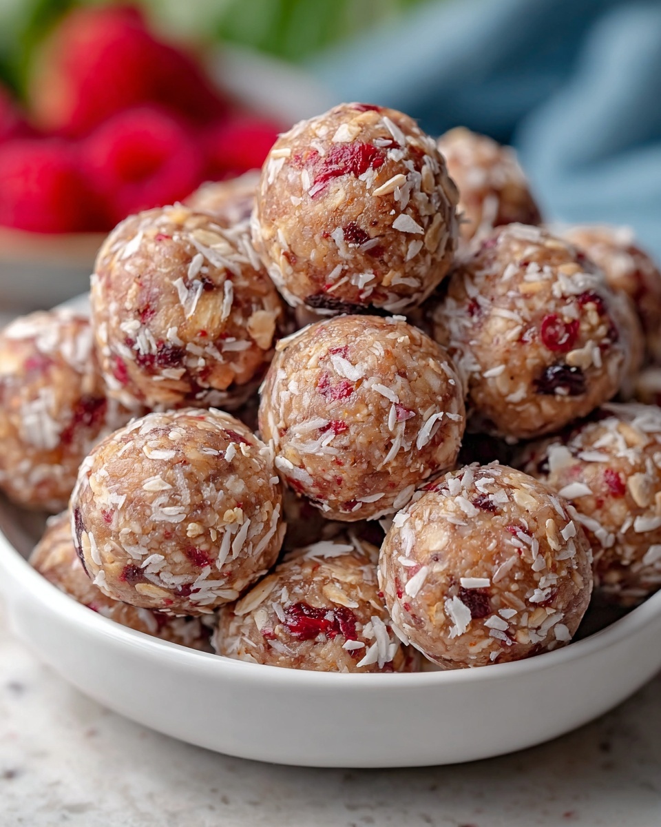 Strawberry Protein Balls: Perfect & Healthy Snack Recipe - Recipe Image