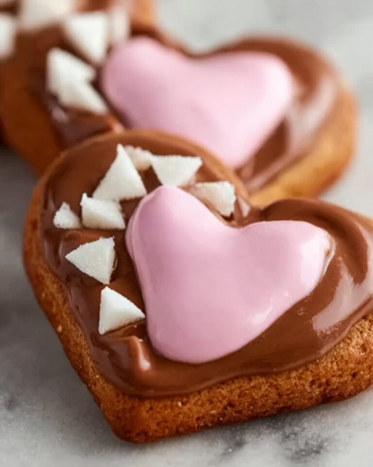 Chocolate-Covered Heart-Shaped Pretzels Recipe