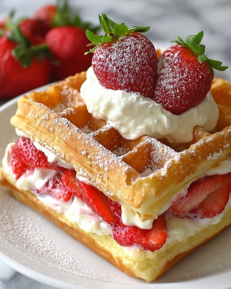 Strawberry Cream Cheese Stuffed French Toast Bake Recipe