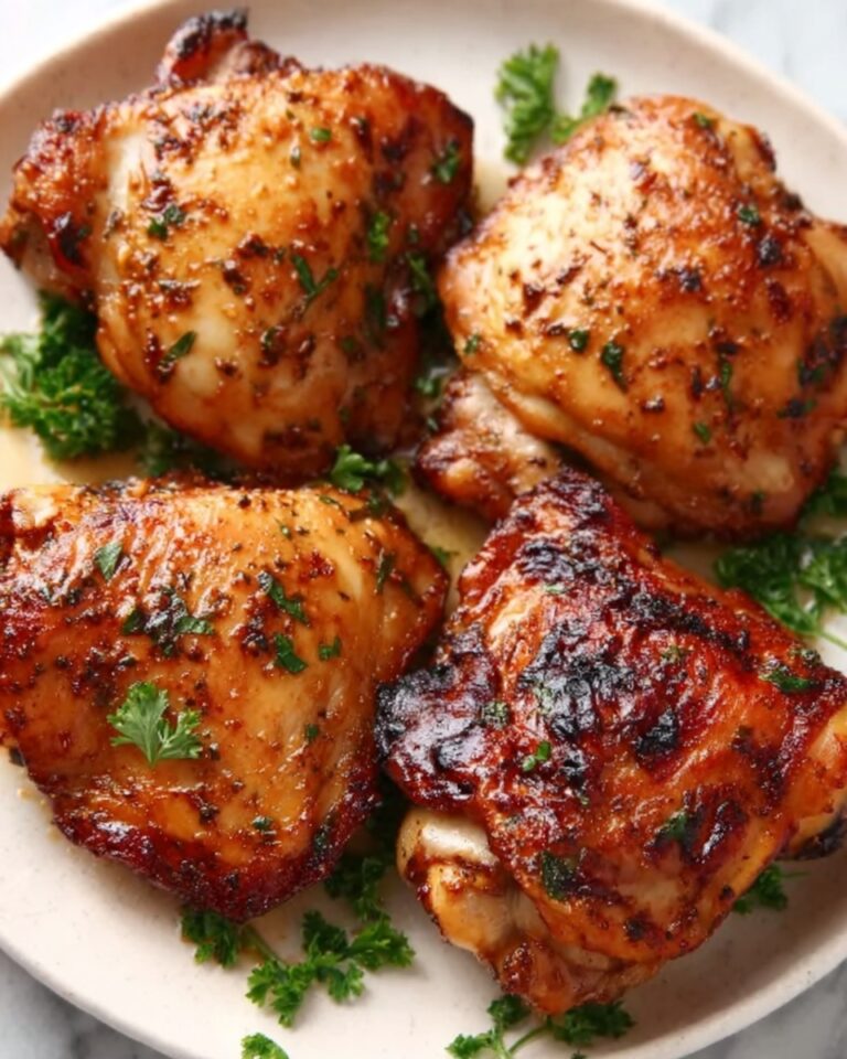 Oven Baked Boneless Chicken Thighs Recipe