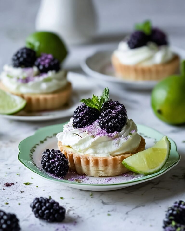 Mini Key Lime Pies with Blackberry Recipe