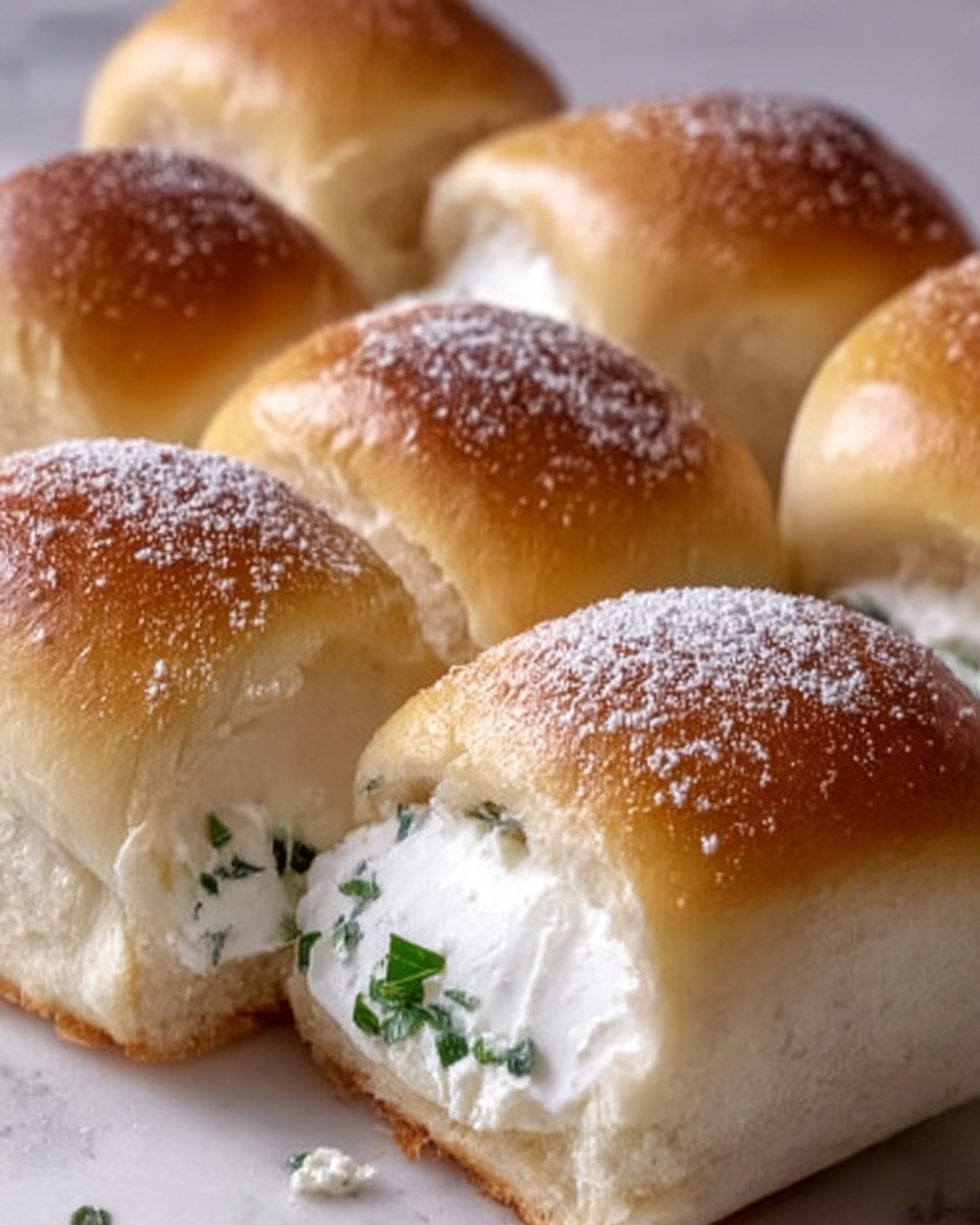 Italian Vanilla Cream Filled Rolls Recipe - Recipe Image