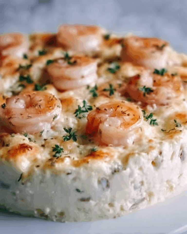 Shrimp and Scallop Gratin with Cauliflower Recipe
