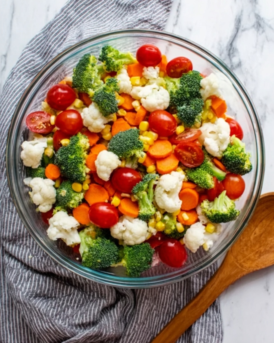 The Best Marinated Vegetable Salad Recipe - Recipe Image