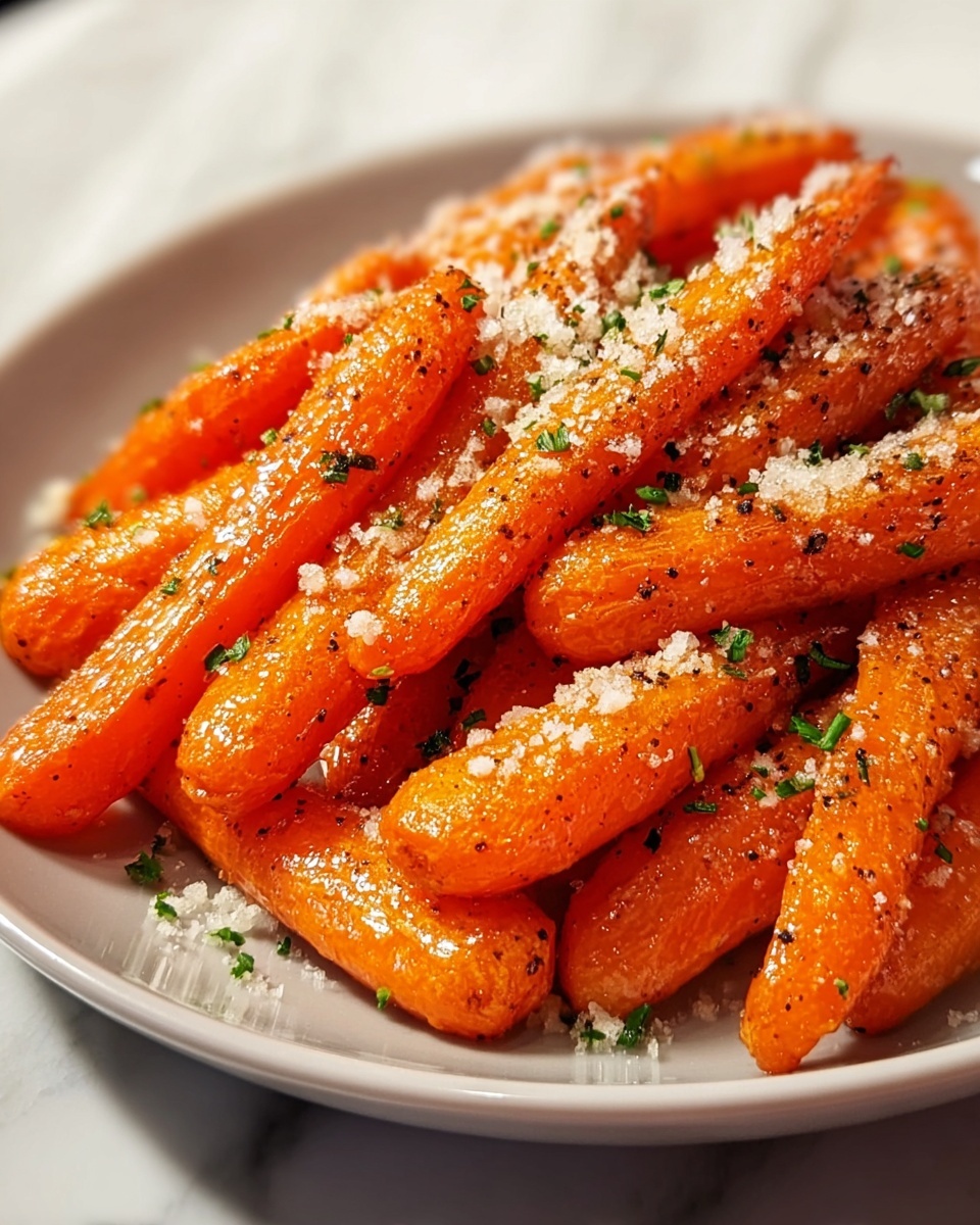 Parmesan Garlic Roasted Carrots Recipe - Recipe Image
