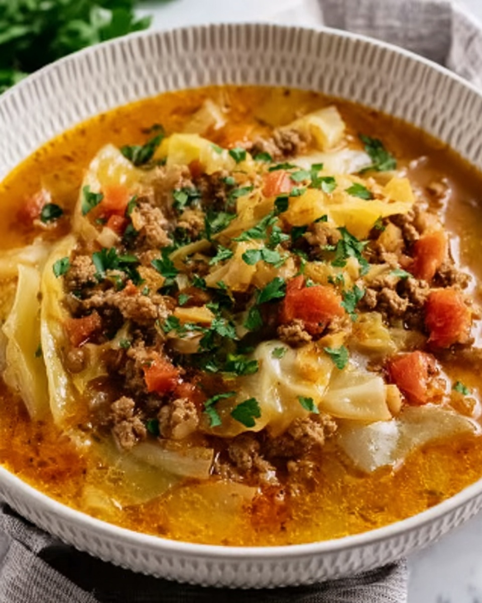 Cabbage Soup with Ground Beef Recipe - Recipe Image