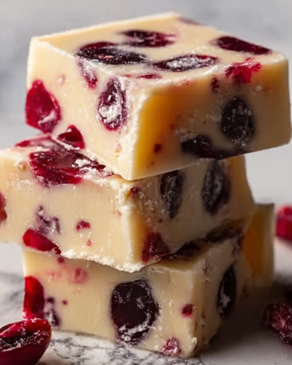 Cranberry Orange Fudge Recipe - Recipe Image