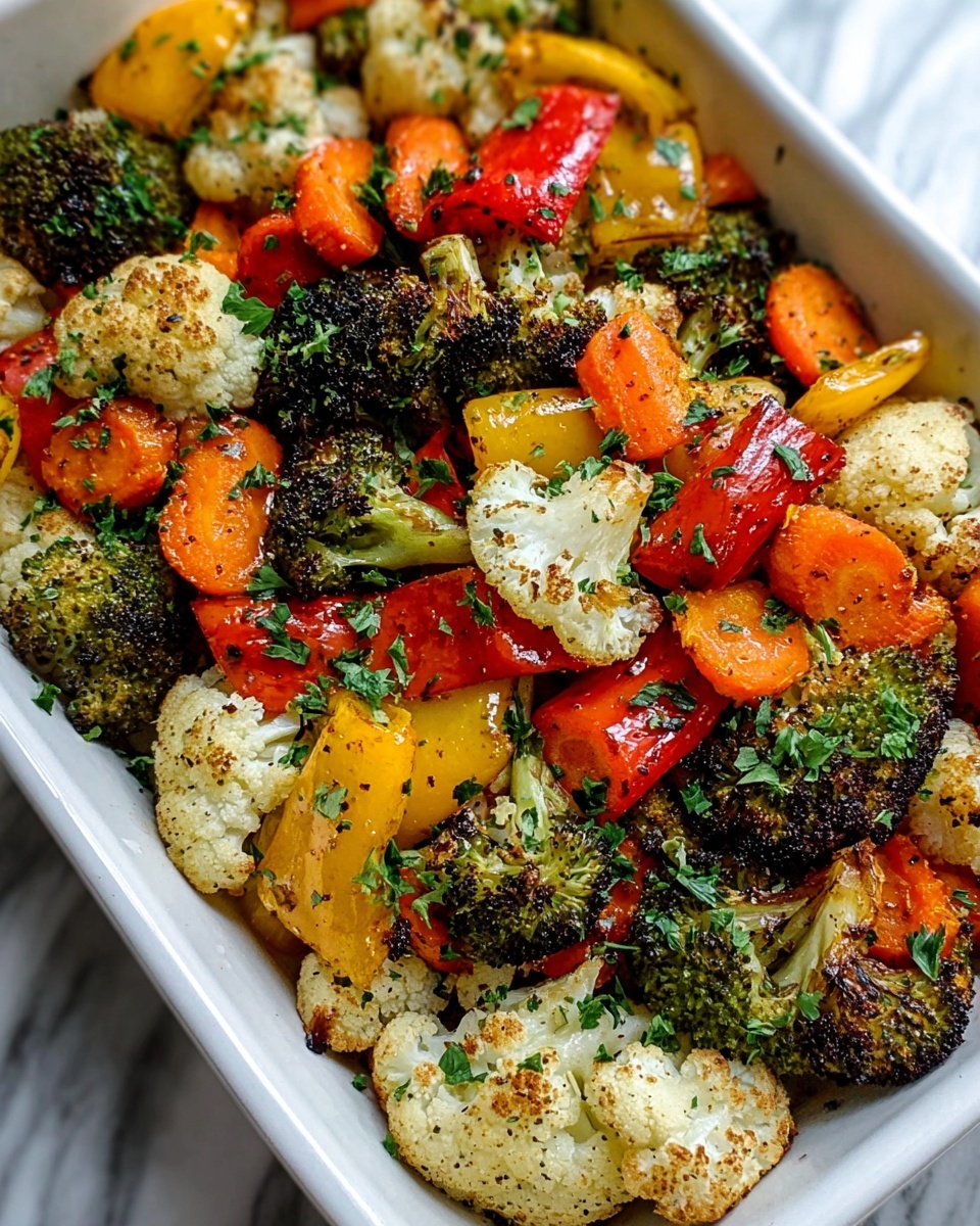 Garlic Roasted Vegetables Recipe - Recipe Image