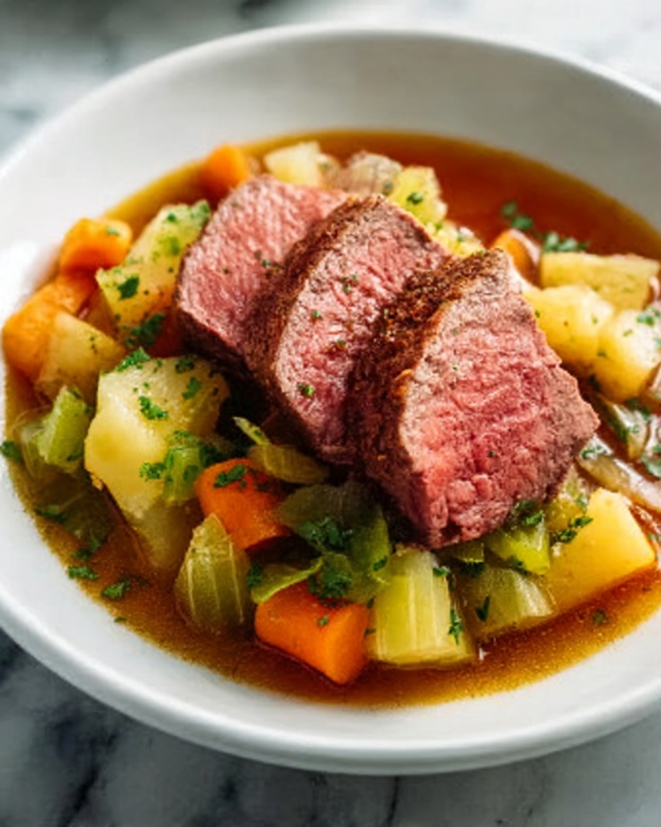 Traditional Irish Corned Beef and Cabbage Recipe for St. Patrick's Day Recipe - Recipe Image
