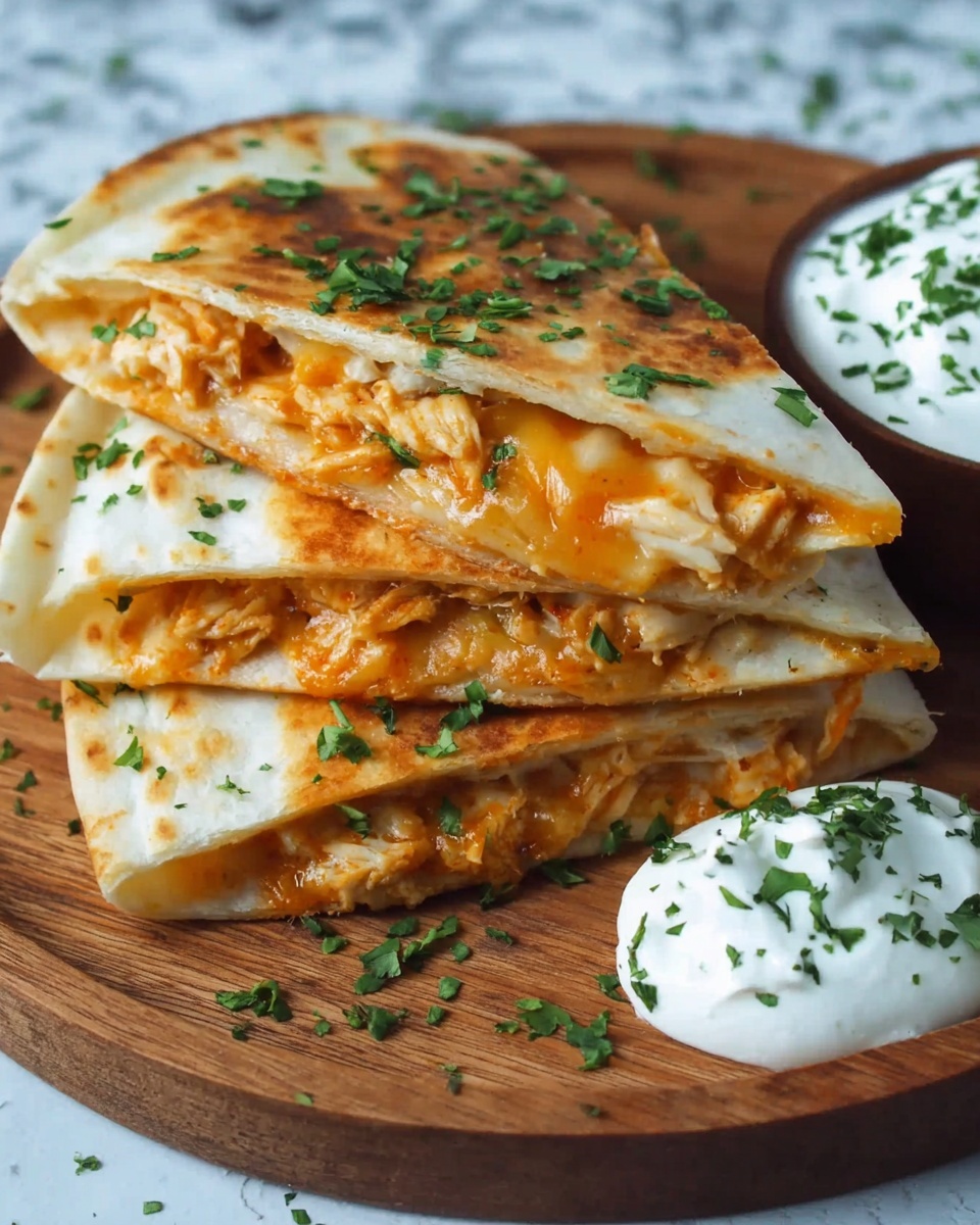 Buffalo Chicken Quesadillas Recipe - Recipe Image