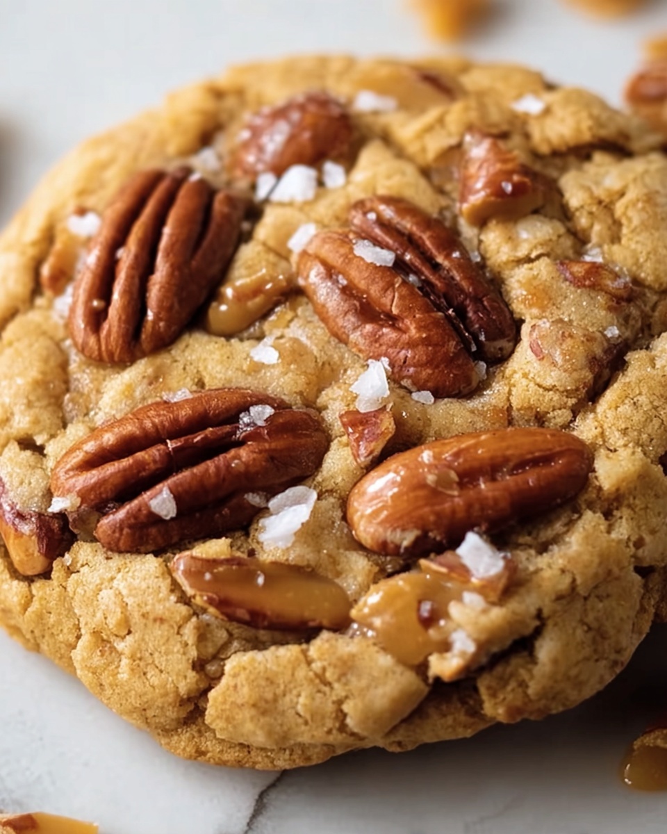 Salted Caramel Pecan Chocolate Chip Cookies Recipe - Recipe Image