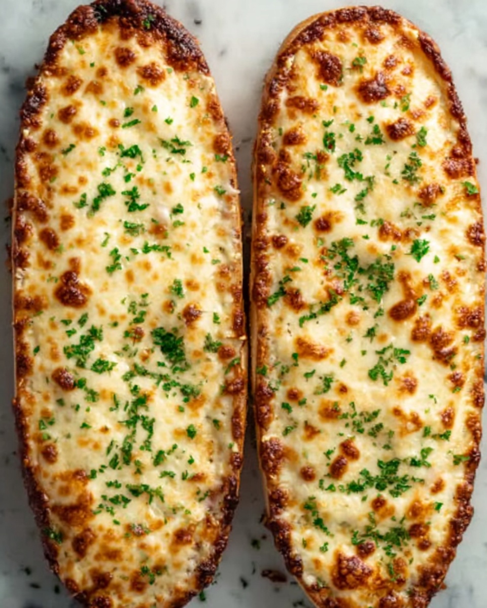 Easy Cheesy Garlic Bread Recipe - Recipe Image
