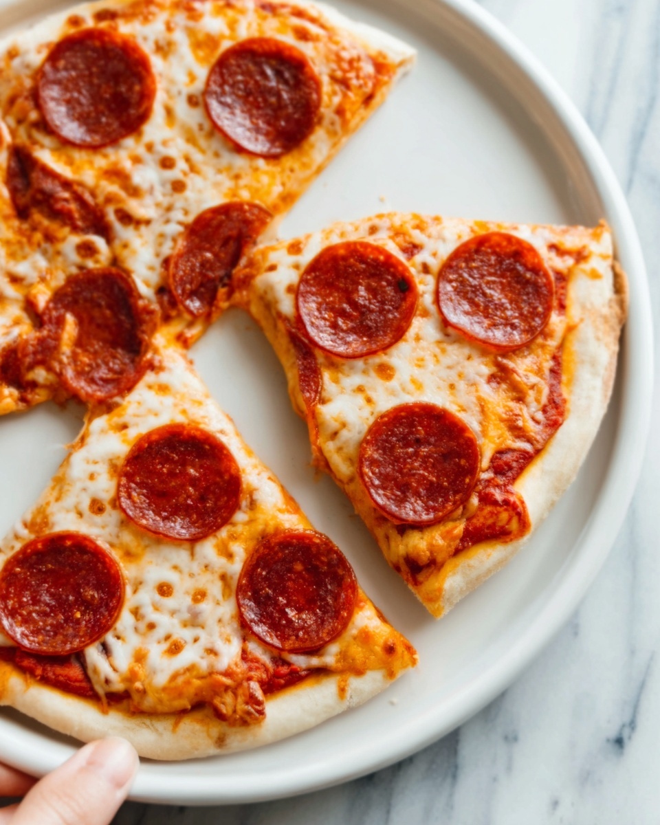Pepperoni Naan Pizza Recipe - Recipe Image