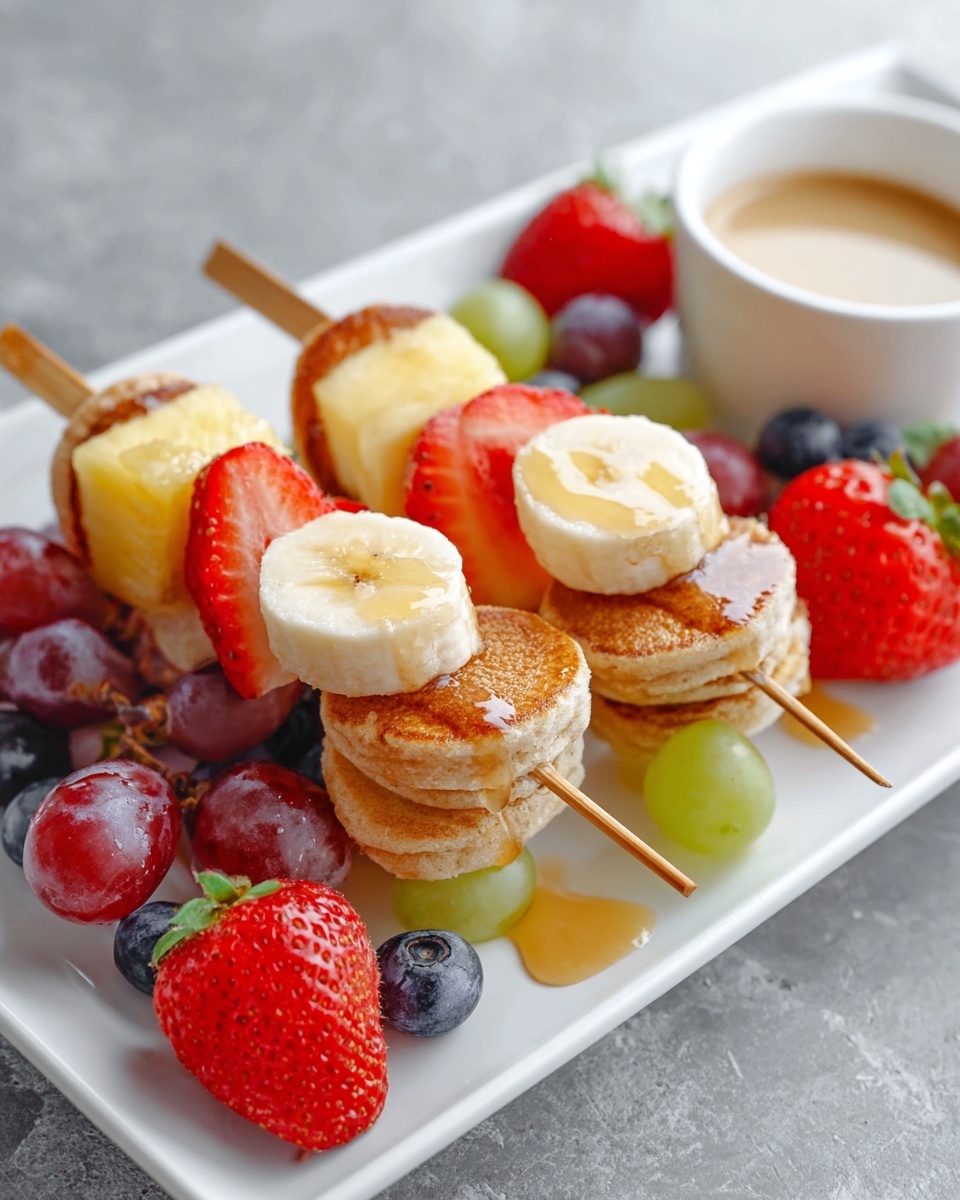 Breakfast Kabobs with Maple Fruit Dip Recipe - Recipe Image