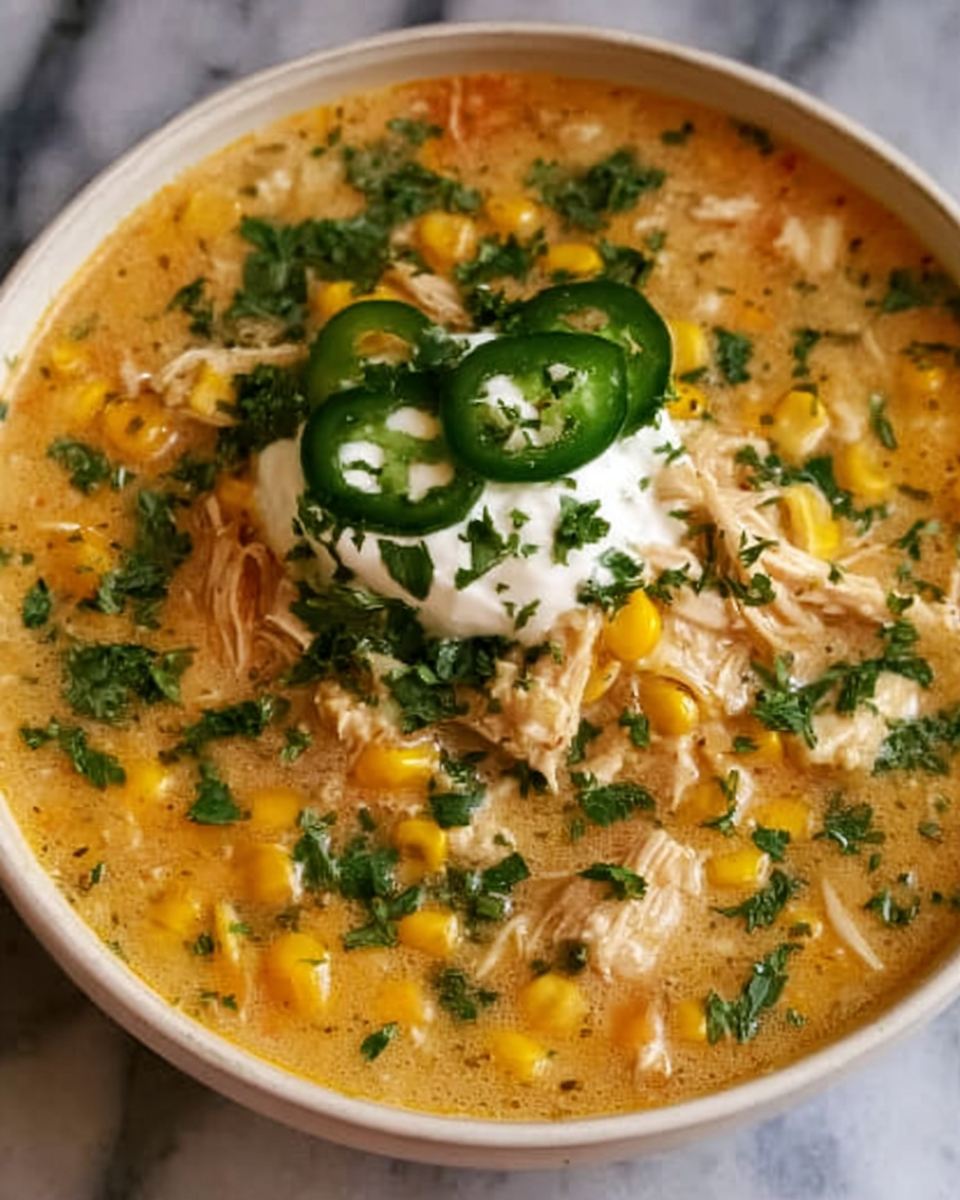 Mexican Street Corn White Chicken Chili Recipe - Recipe Image