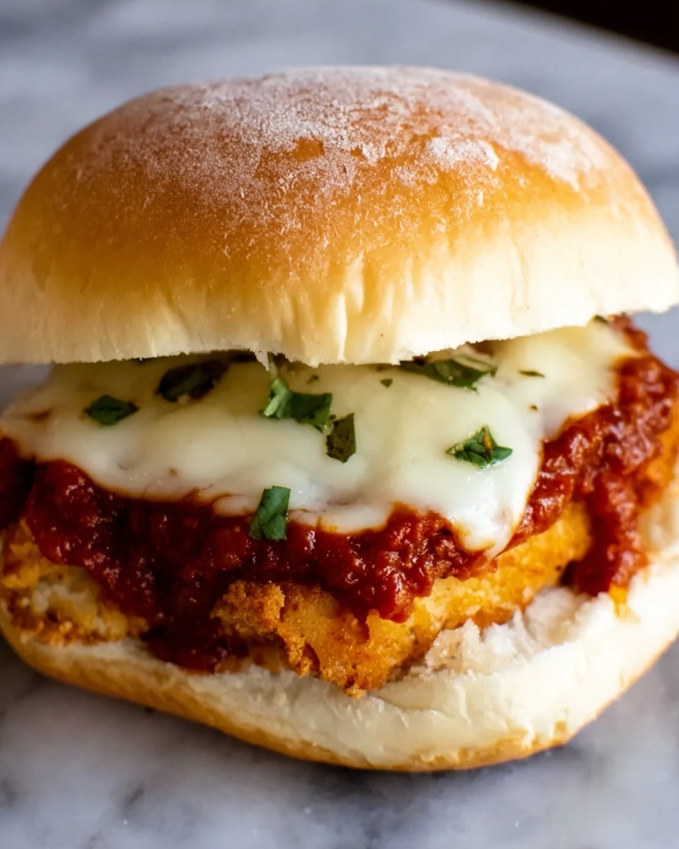 Chicken Parmesan Sandwiches Recipe - Recipe Image