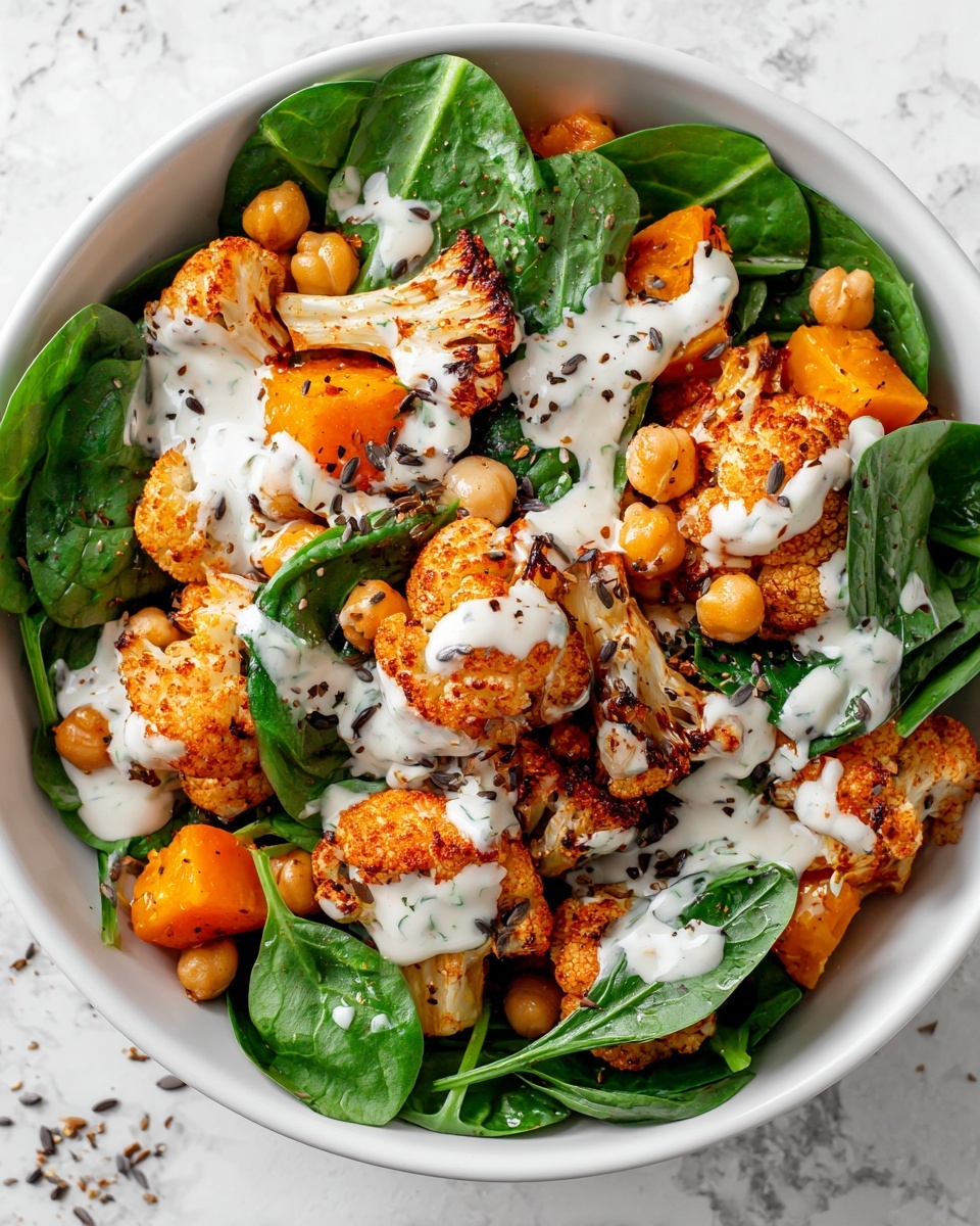 Anti-Inflammatory Glow Bowl with Tahini Yogurt Recipe - Recipe Image