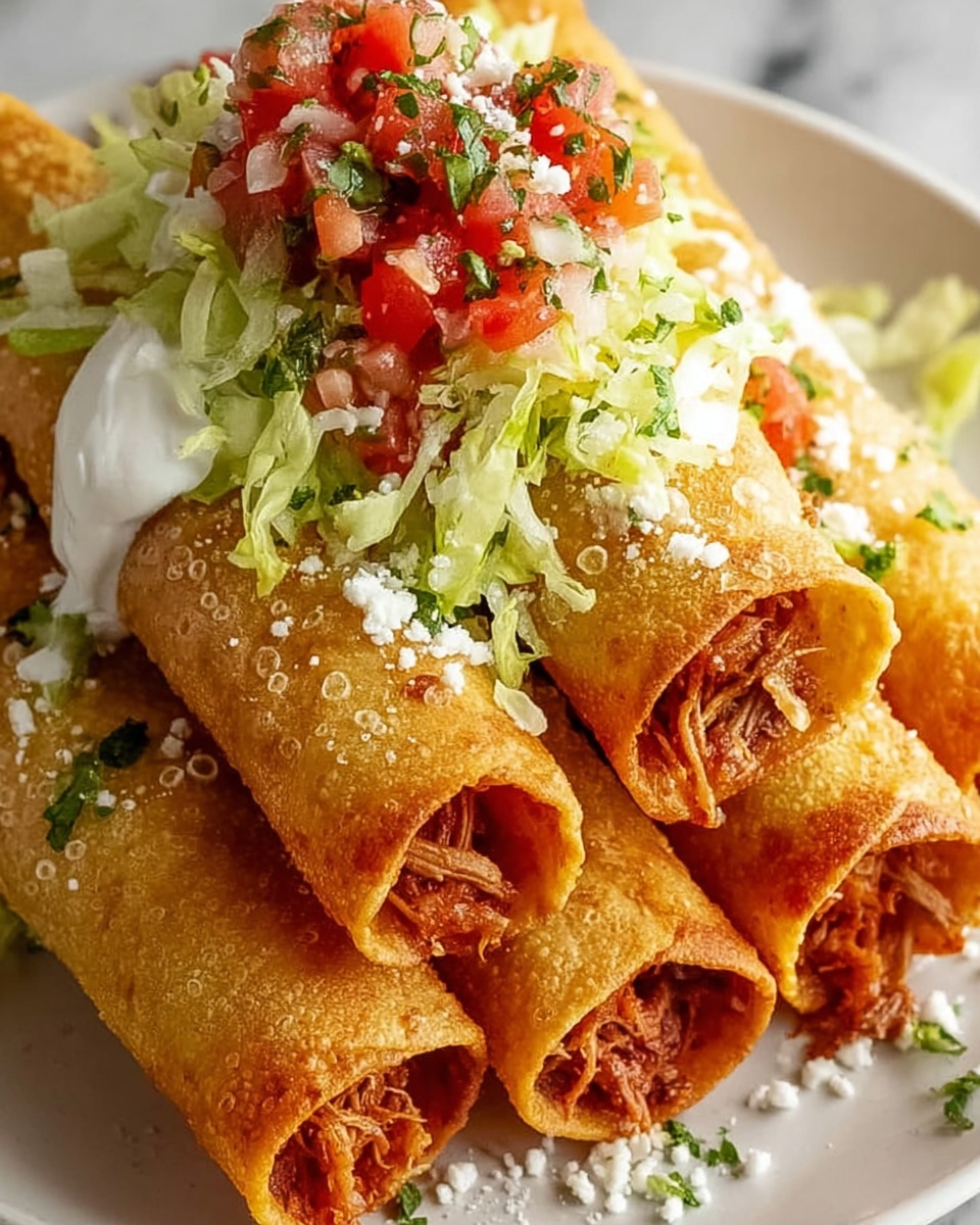 Crispy Chicken Taquitos Recipe - Recipe Image