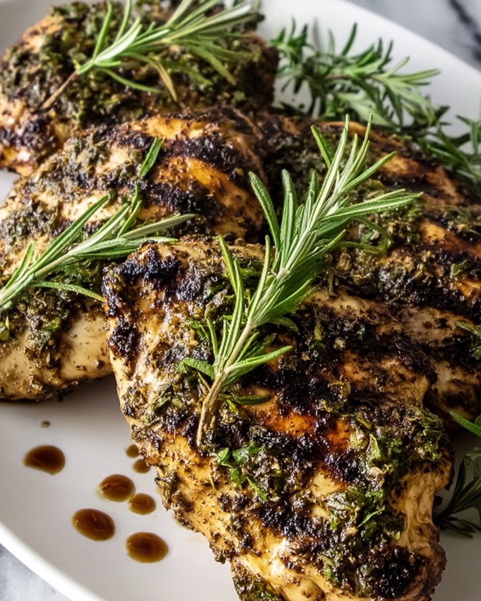 Grilled Herb-Infused Balsamic Chicken Recipe - Recipe Image