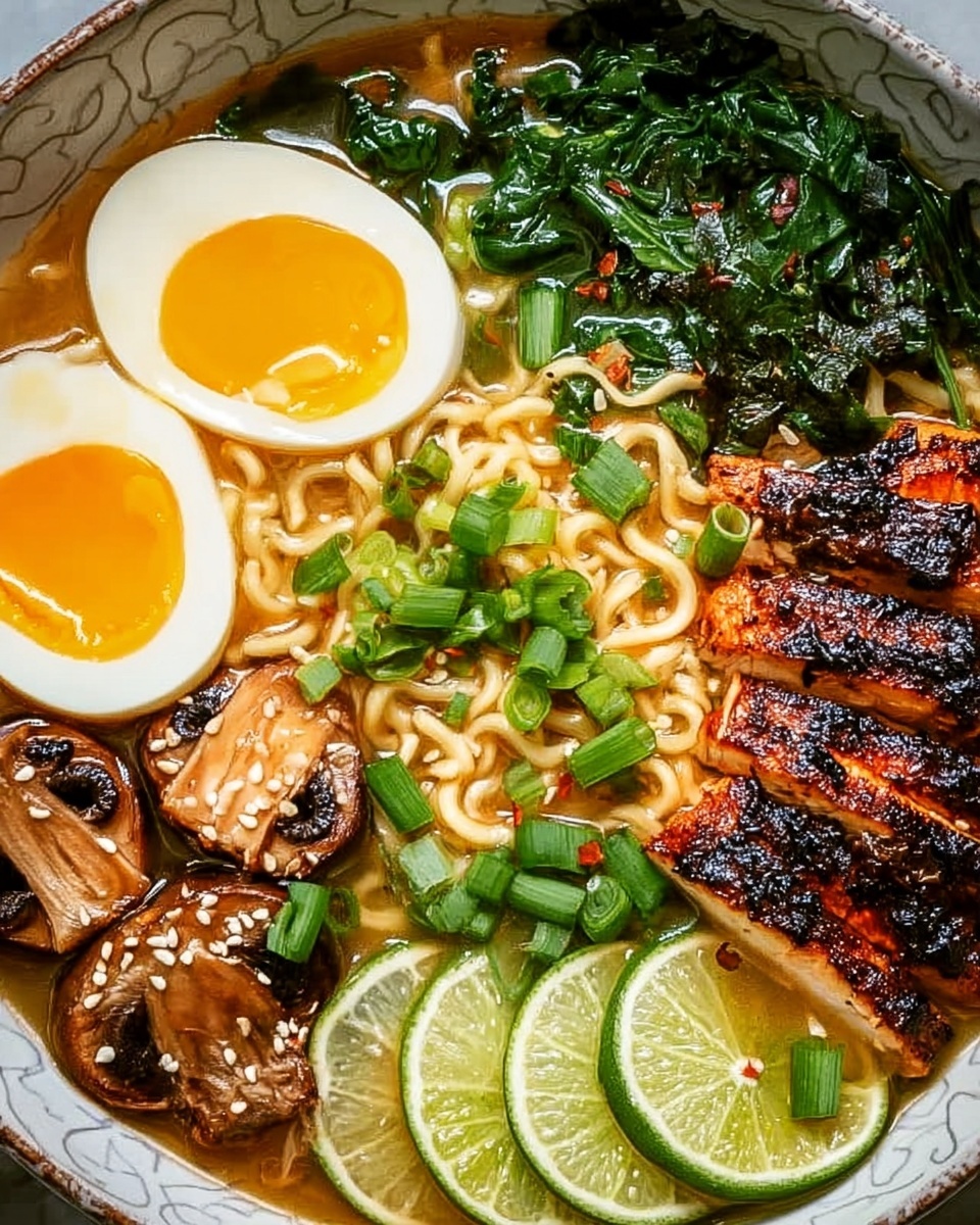 Fiery Chicken Ramen Recipe - Recipe Image