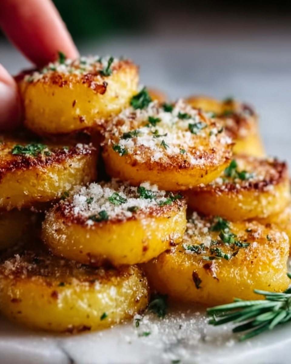 Oven Crispy Parmesan Potatoes Recipe - Recipe Image