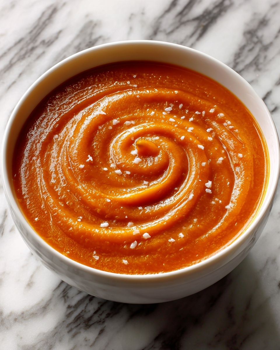 Creamy Carrot Soup with Ginger and Coconut Milk Recipe - Recipe Image