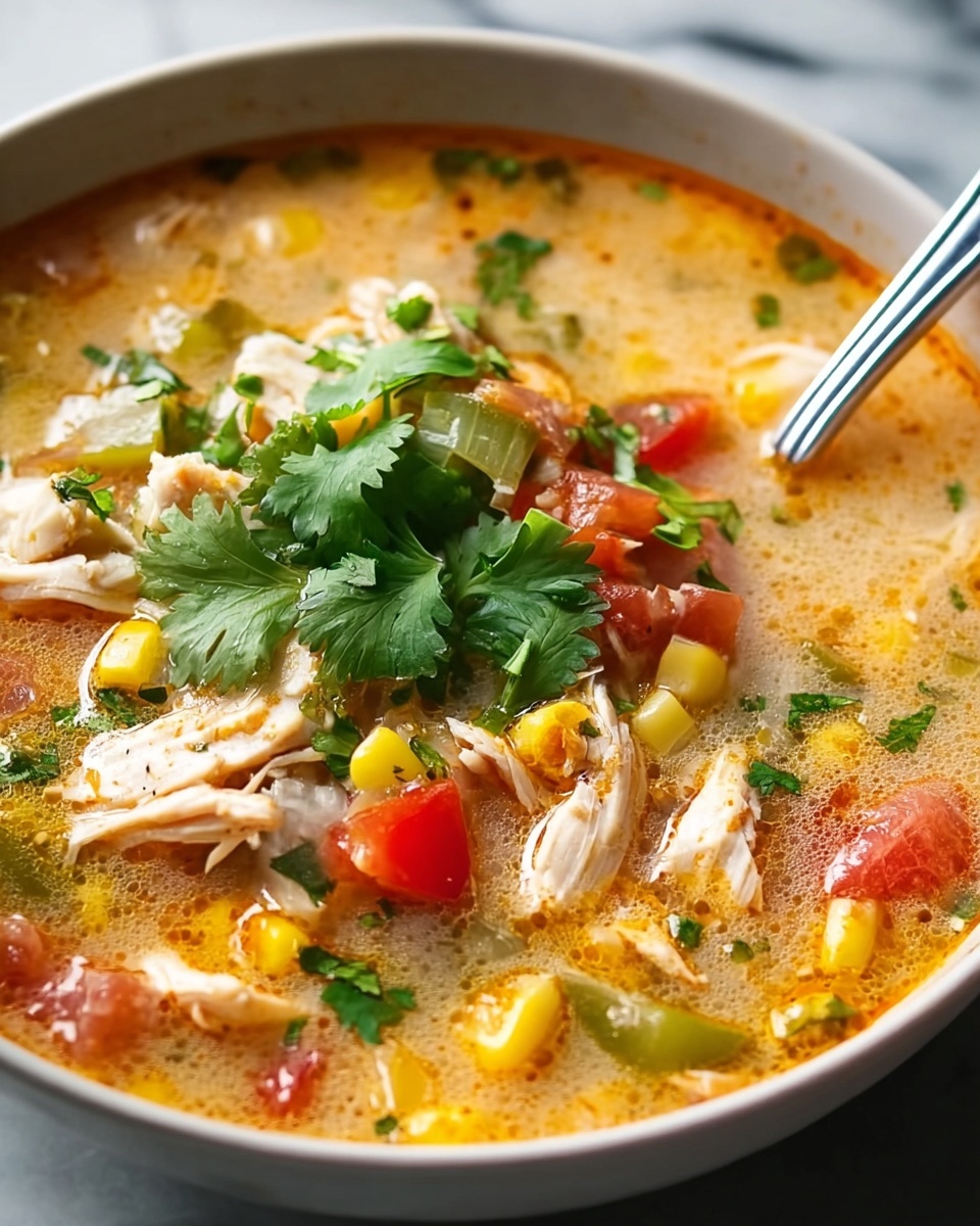 Green Chicken Enchilada Soup Recipe - Recipe Image