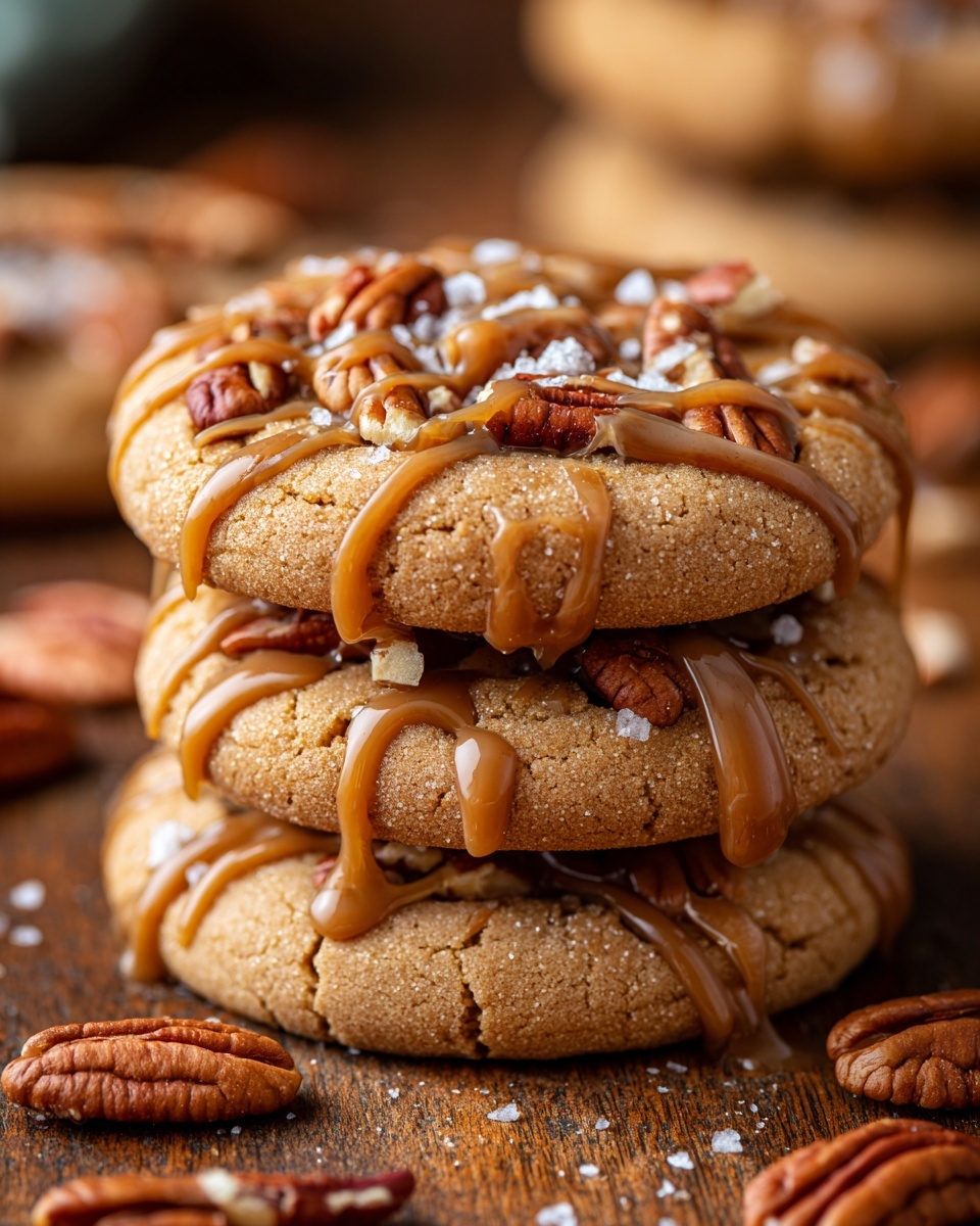 Salted Caramel Crunch Cookies Recipe - Recipe Image