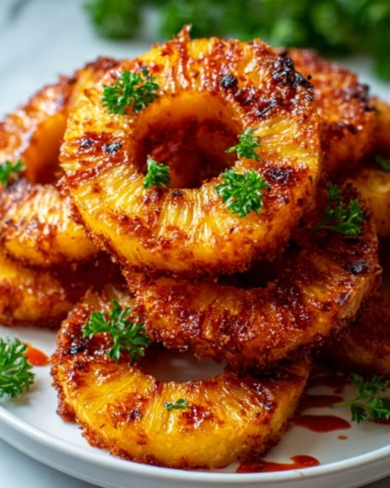 Fried Pineapple Rings Snack: A Deliciously Sweet Treat for Any Occasion Recipe