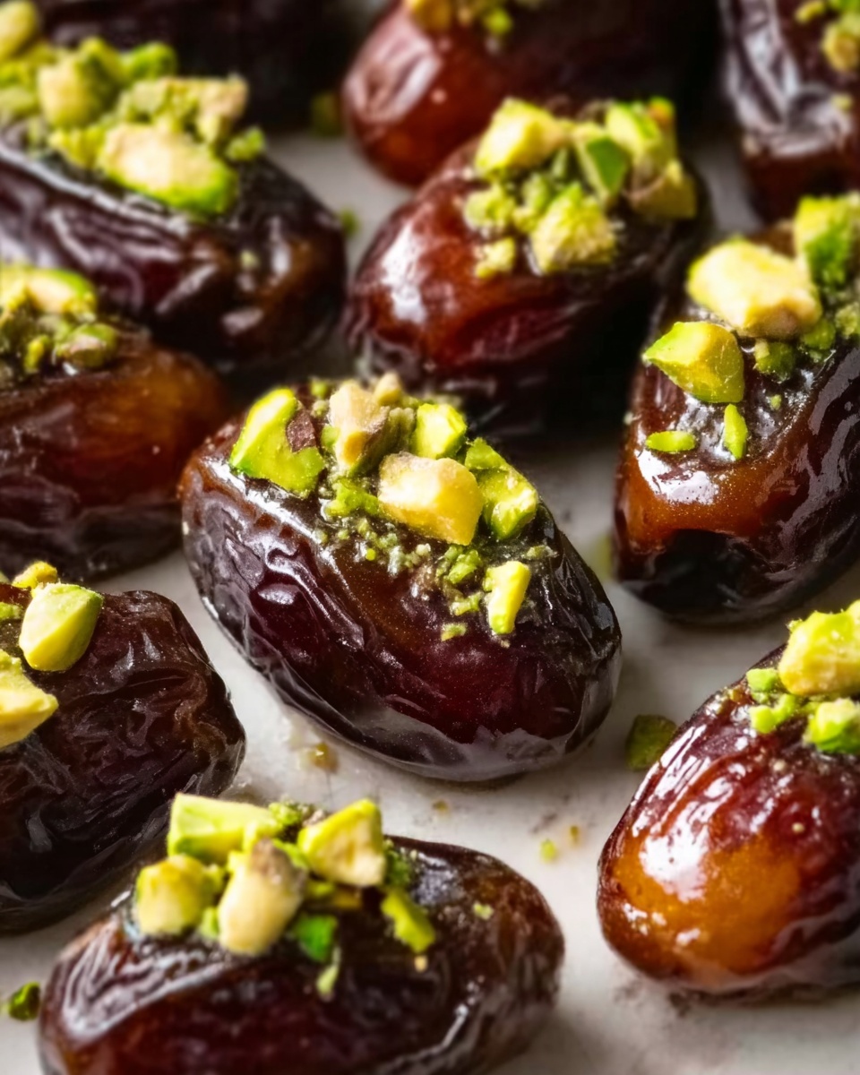 Honey Pistachio Ricotta Stuffed Dates Recipe - Recipe Image