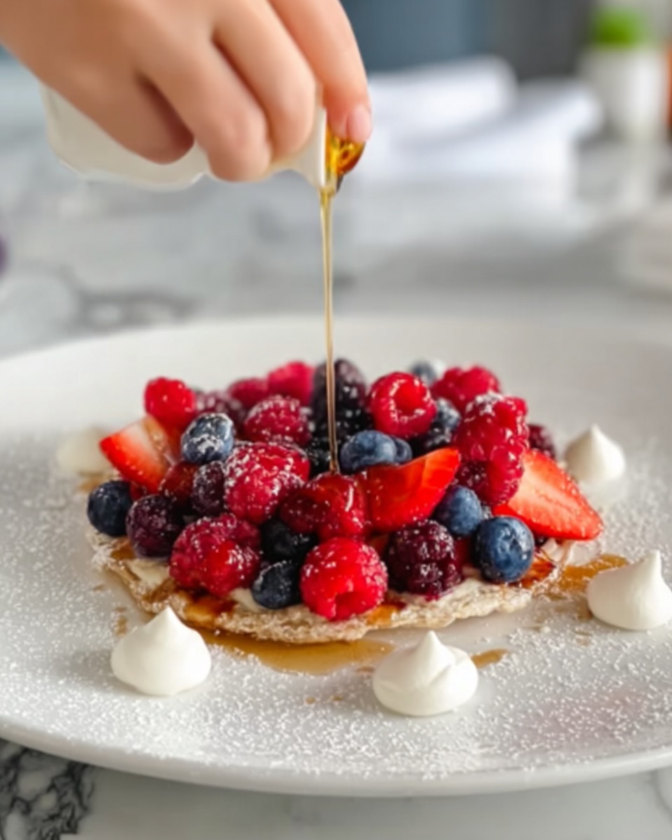 Berry-Topped Tapioca Crepes Recipe - Recipe Image
