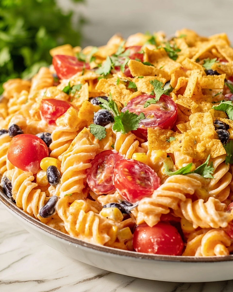 Ranch Taco Pasta Salad: An Easy and Delicious Recipe - Recipe Image