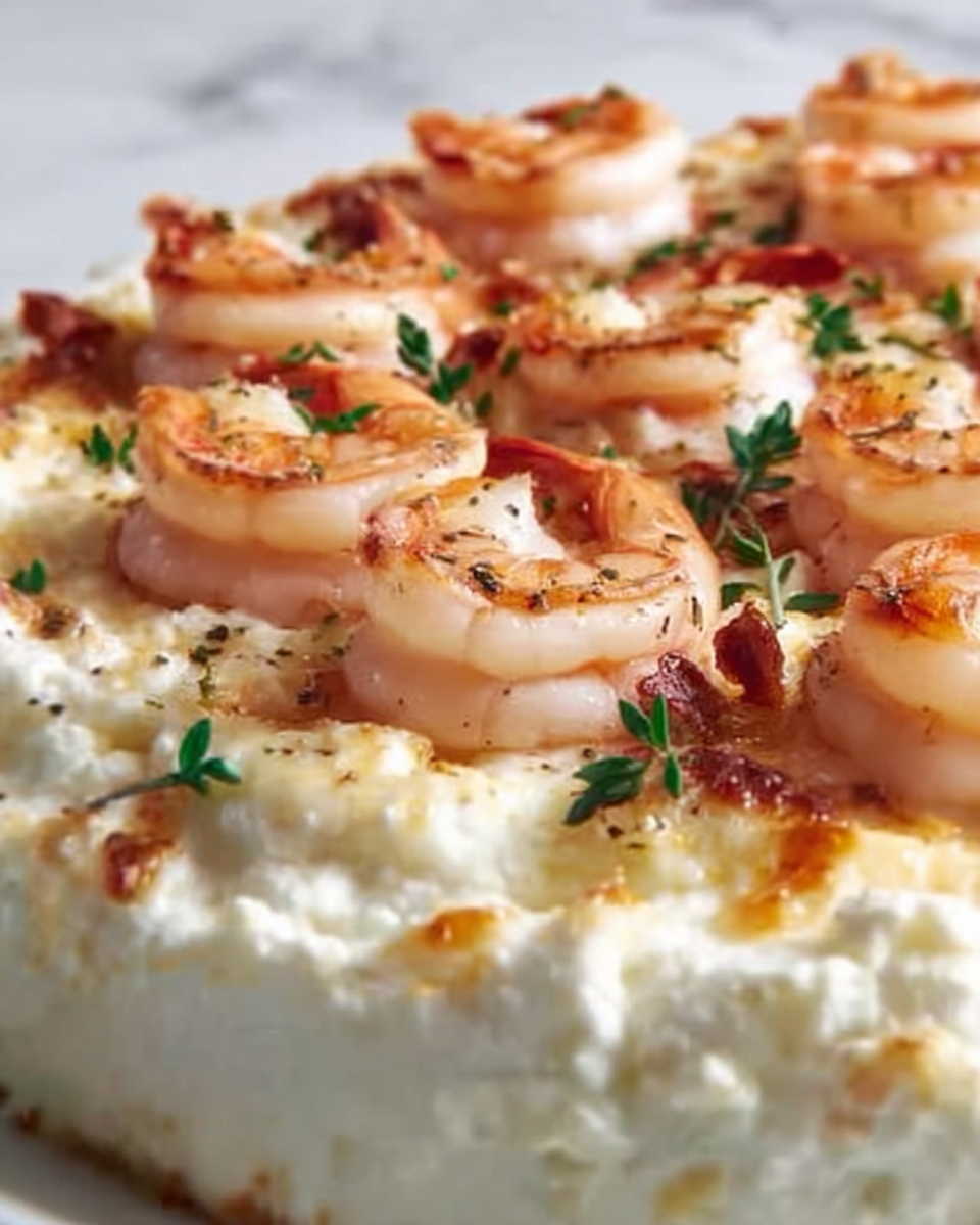 Shrimp and Scallop Gratin with Cauliflower Recipe - Recipe Image