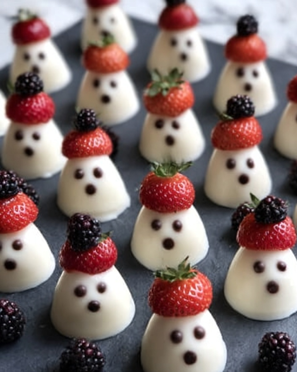 Spooky Strawberry Ghosts Recipe - Recipe Image