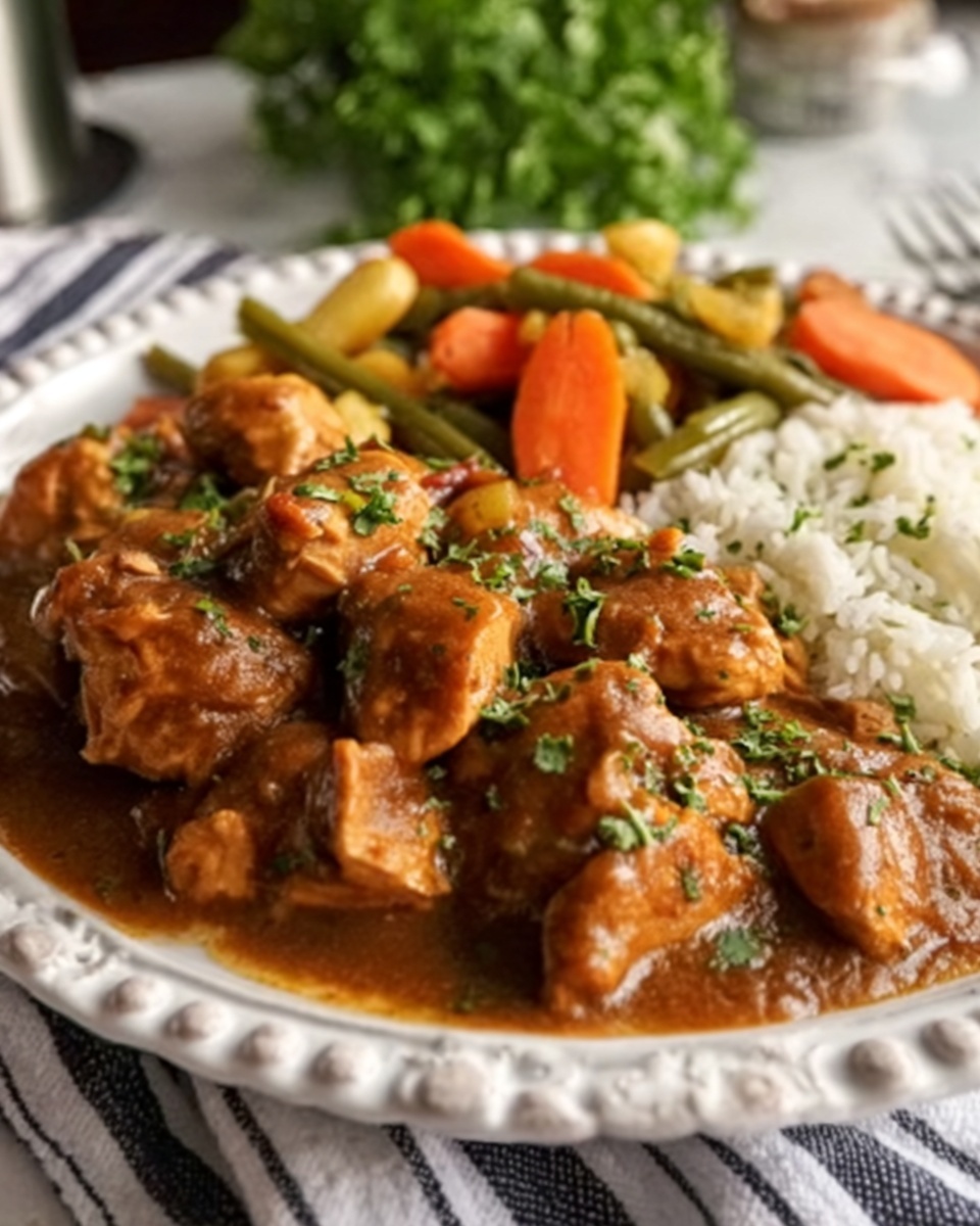 Brown Stew Chicken Recipe - Recipe Image