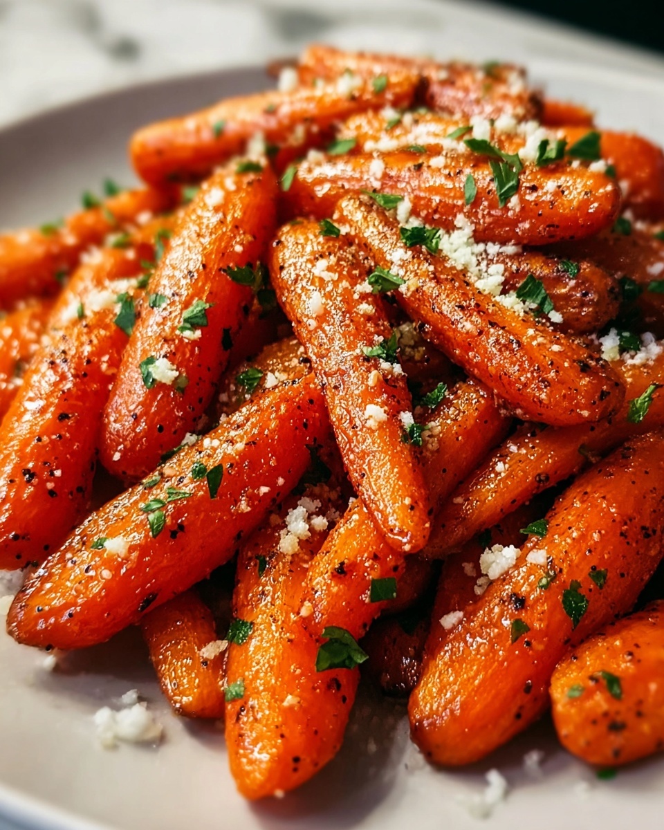 Parmesan Garlic Roasted Carrots Recipe - Recipe Image