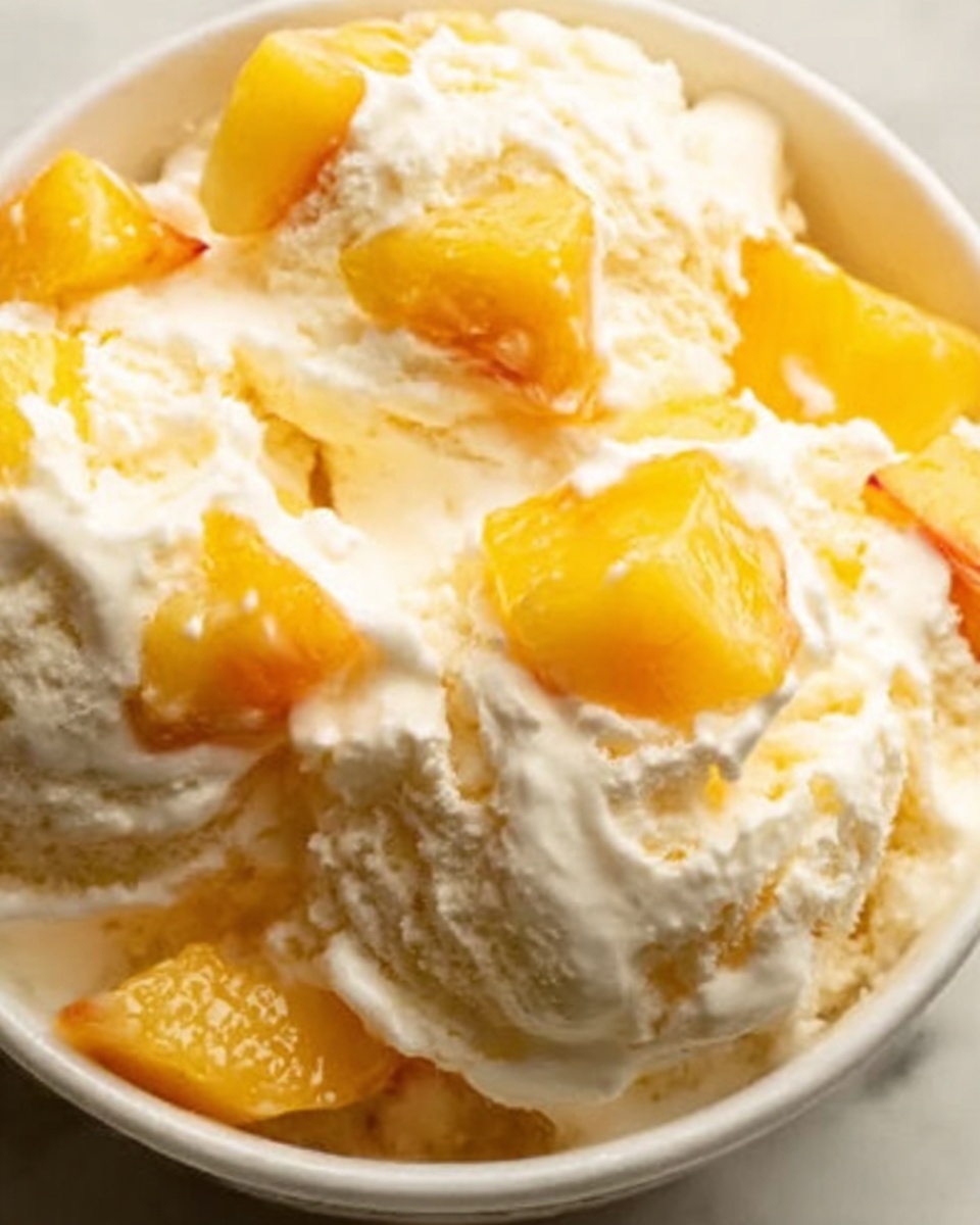 Peach Fluff Recipe - Recipe Image