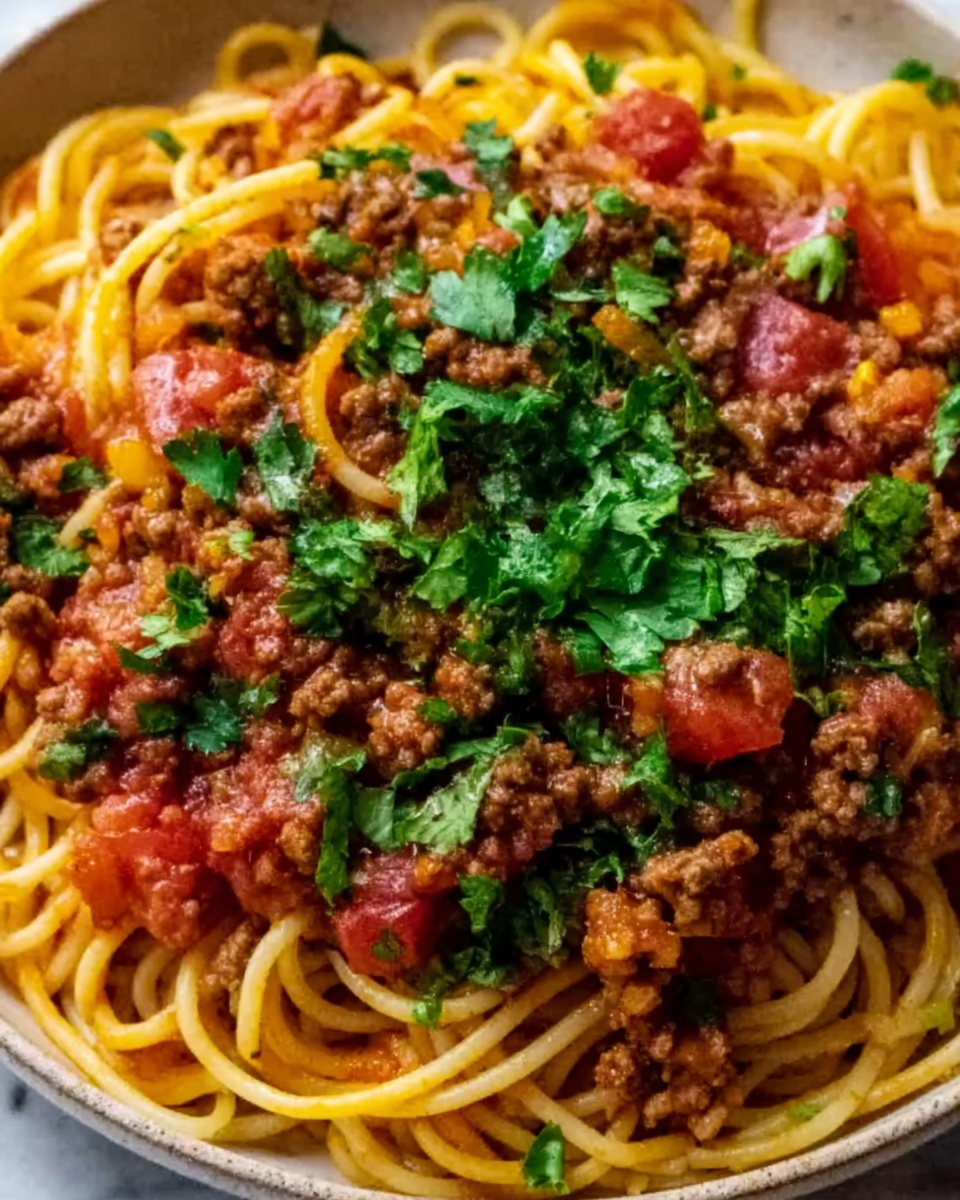 Taco Spaghetti Recipe - Recipe Image