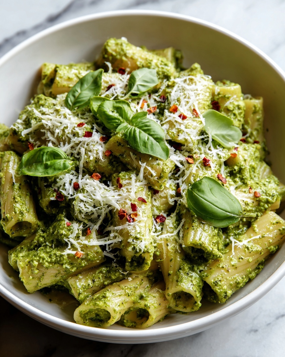 Avocado Pesto Pasta Recipe - Recipe Image