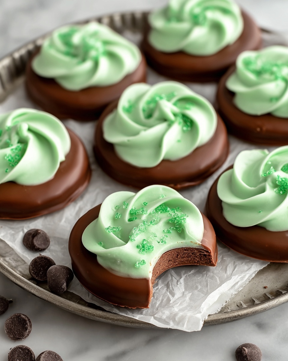 Chocolate Mint Creams Recipe - Recipe Image