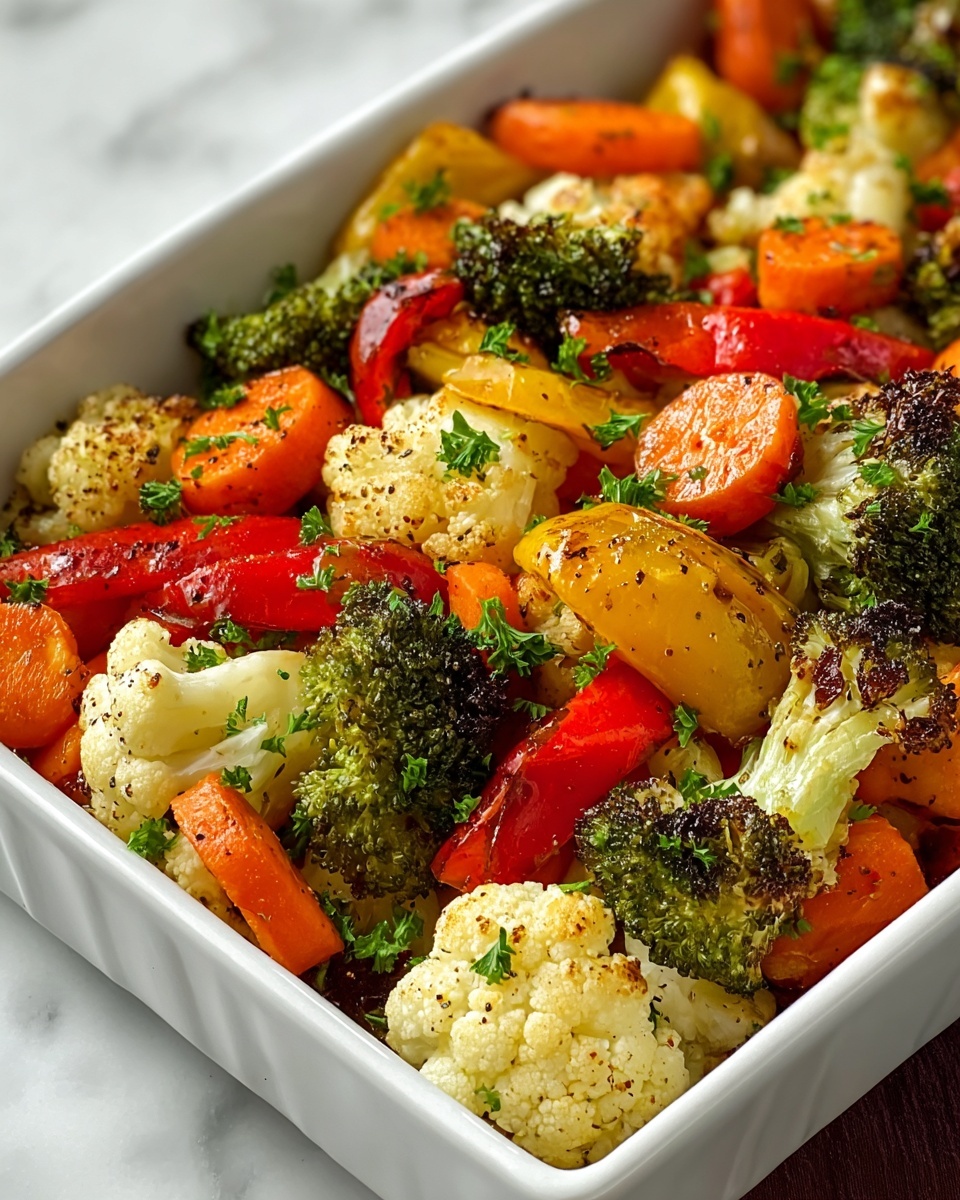 Garlic Roasted Vegetables Recipe - Recipe Image
