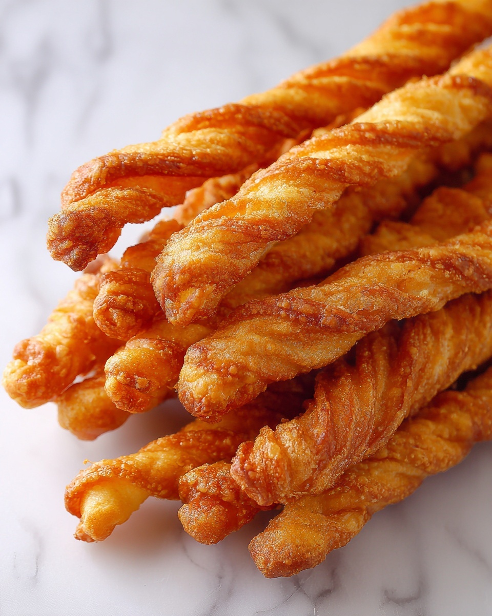 Crispy Funnel Cake Sticks Recipe - Recipe Image